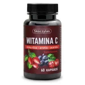 Skoczylas Witamina C, róża, aronia, acerola, 60 kapsułek