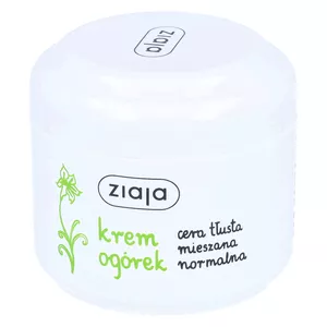 ziaja ogórkowa - krem do cery normalnej, tłustej i mieszanej, 100 ml