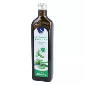 Oleofarm - sok z aloesu z miąższem, 500 ml