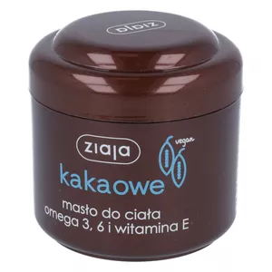 ziaja - kakaowe masło do ciała z omega 3, 6 i witaminą E, 200 ml