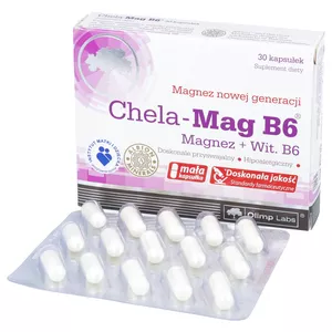 Olimp, Chela-Mag B6 magnez + witamina B6, 30 kapsułek