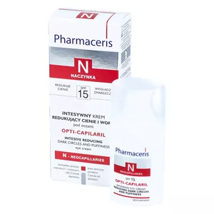 Pharmaceris N OPTI-CAPILARIL - intensywny krem redukujący cienie i worki pod oczami SPF 15, 15 ml