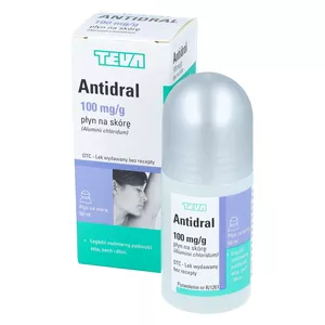 Antidral 100 mg/g, płyn na skórę, 50 ml