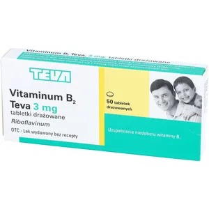 Vitaminum B2 3 mg, 50 tabletek