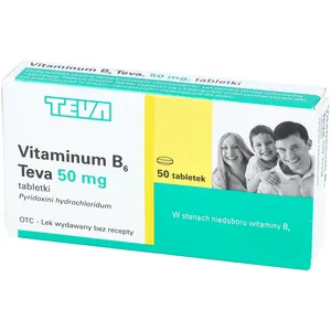 Vitaminum B6 50 mg, 50 tabletek
