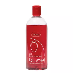 ziaja blubel - żel pod prysznic, żurawina i poziomka, 500 ml