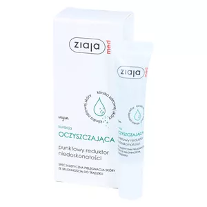 ziaja med - kuracja oczyszczająca, punktowy reduktor niedoskonałości, 15 ml