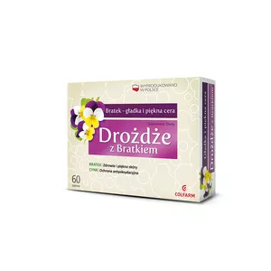Drożdże z Bratkiem - tabletki, 60 sztuk