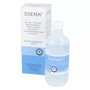 Enema (32,2 mg + 139 mg)/ml, roztwór doodbytniczy, 150 ml