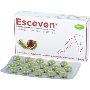 Esceven 167 mg, 40 tabletek