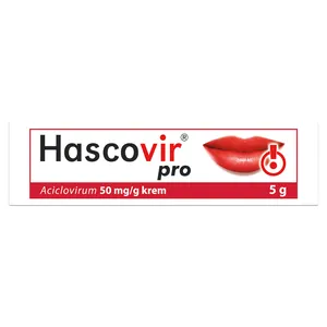 Hascovir pro 50 mg/g, krem, 5 g
