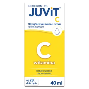 Juvit C 100 mg/ml, krople doustne, roztwór, 40 ml