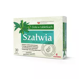 Szałwia na prawidłowe trawienie, 30 tabletek