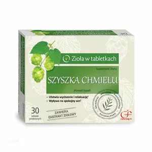 Szyszka chmielu, 30 tabletek powlekanych