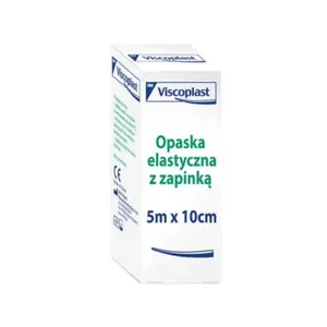 Viscoplast - opaska elastyczna z zapinką, 5 m x 10 cm, 1 sztuka