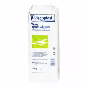 Viscoplast - wata opatrunkowa, bawełniano-wiskozowa, 200 g