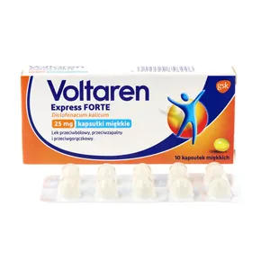 Voltaren Express Forte 25 mg, 10 kapsułek miękkich