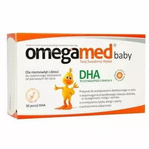 omegamed baby - dla dzieci i niemowląt, kapsułki twist-off, 30 sztuk