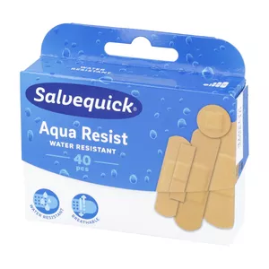 Salvequick AQUA RESIST - plastry wodoodporne, 40 sztuk