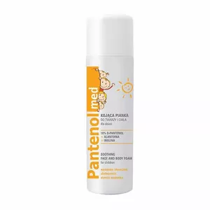 Ideepharm Pantenol - kojąca pianka do twarzy i ciała dla dzieci, 150 ml