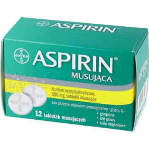 Aspirin Musująca 500 mg, 12 tabletek musujących