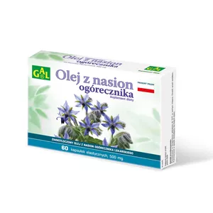 GAL zimnotłoczony olej z nasion ogórecznika lekarskiego, 60 kapsułek