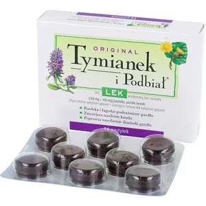 Tymianek i Podbiał 100 mg + 100 mg, 16 pastylek do ssania