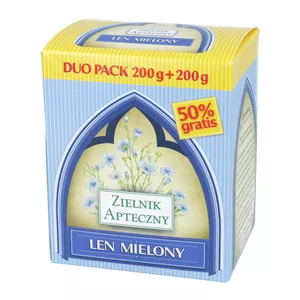 Zielnik Apteczny Len mielony, zioła, 400 g
