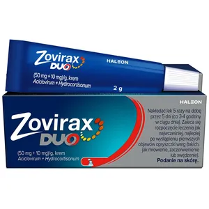 Zovirax Duo (50 mg + 10 mg)/g, krem, 2 g
