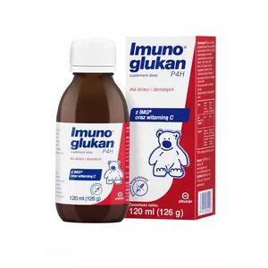 Imunoglukan - wsparcie odporności organizmu, syrop dla dzieci, 120 ml