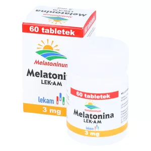 LEK-AM, Melatonina 3 mg, 60 tabletek