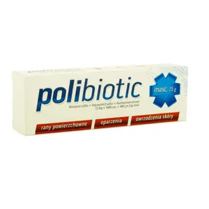 Polibiotic (5 mg + 5000 j.m. + 400 j.m.)/g, maść, 15 g