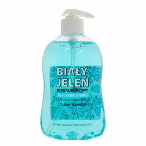 BIAŁY JELEŃ - hipoalergiczny żel do higieny intymnej, chaber i bławatek, 500 ml