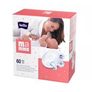 Bella Mamma - wkładki laktacyjne z przylepcem, 60 sztuk