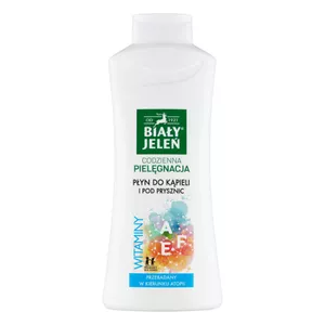 BIAŁY JELEŃ - hipoalergiczny płyn do kąpieli z witaminami A,E,F, 750 ml