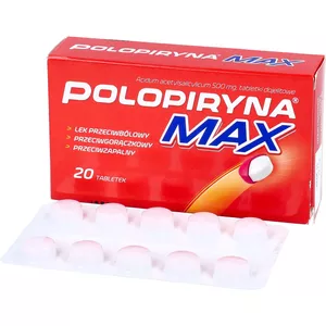 Polopiryna Max 500 mg, 20 tabletek