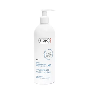Ziaja Med - kuracja dermatologiczna, pielęgnacja skóry z AZS, natłuszczająca emulsja do ciała, 400 ml