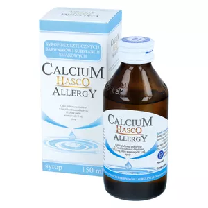 Hasco Calcium Allergy 115,6 mg/5 ml, syrop, smak neutralny, 150 ml