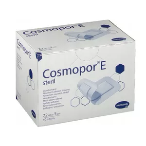 COSMOPOR E - opatrunek jałowy 7,2 cm x 5 cm, 50 sztuk