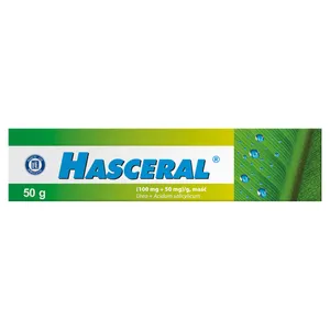 HASCERAL (100 mg + 50 mg)/g, maść, 50 g