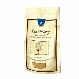Oleofarm, Len Mielony, mielone nasiona lnu, 450 g
