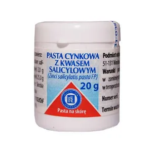 Pasta cynkowa z kwasem salicylowym, pasta na skórę, 20 g