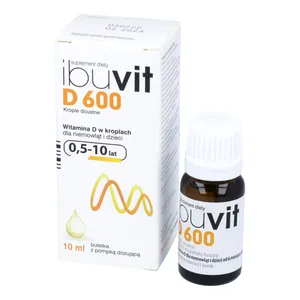ibuvit D 600 - dietetyczny środek dla niemowląt, krople doustne, 10 ml