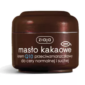 ziaja masło kakaowe - krem Q10 przeciwzmarszczkowy do cery normalnej i suchej, 50 ml