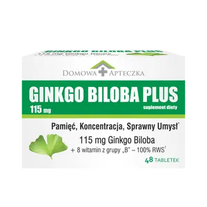 Domowa Apteczka GINKGO BILOBA PLUS Domowa Apteczka - tabletki, 48 sztuk