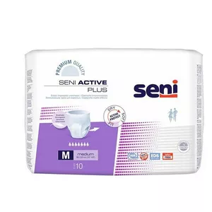 Seni Active Plus - majtki chłonne, rozmiar M, 10 sztuk