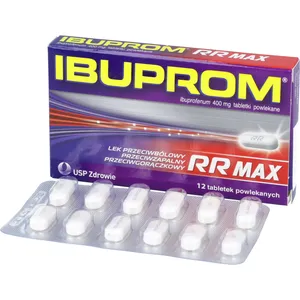Ibuprom RR Max 400 mg, 12 tabletek powlekanych