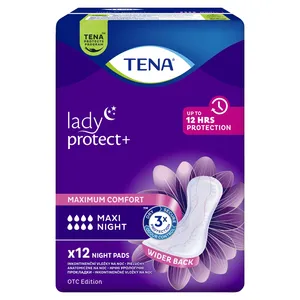 TENA Lady Maxi Night - specjalistyczne podpaski na noc, 12 sztuk