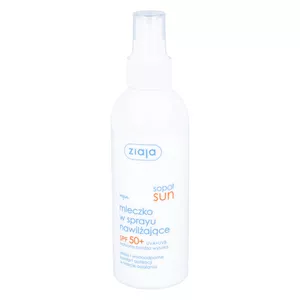 ziaja sopot sun - mleczko w sprayu nawilżające SPF 50+, 170 ml