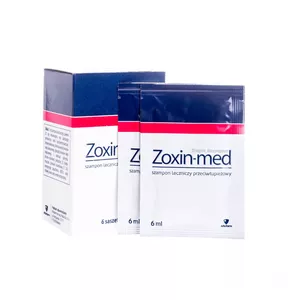 Zoxin-med 20 mg/ml, szampon leczniczy, saszetki, 6 x 6 ml